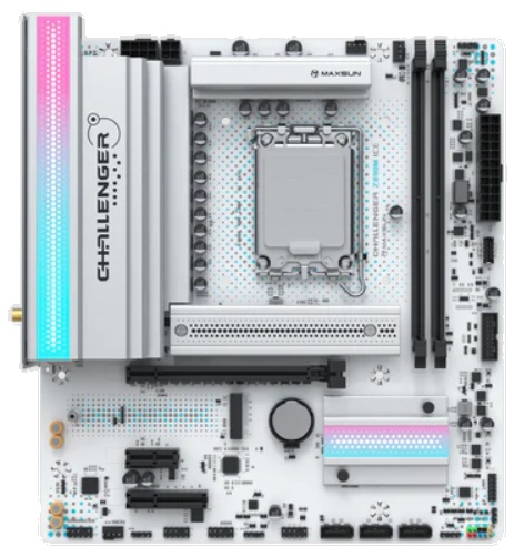 Материнская плата MAXSUN Challenger Z890M WIFI ICE
