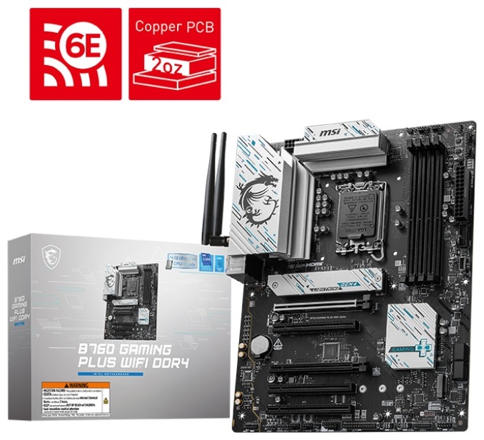 Материнская плата MSI B760 GAMING PLUS WIFI DDR4