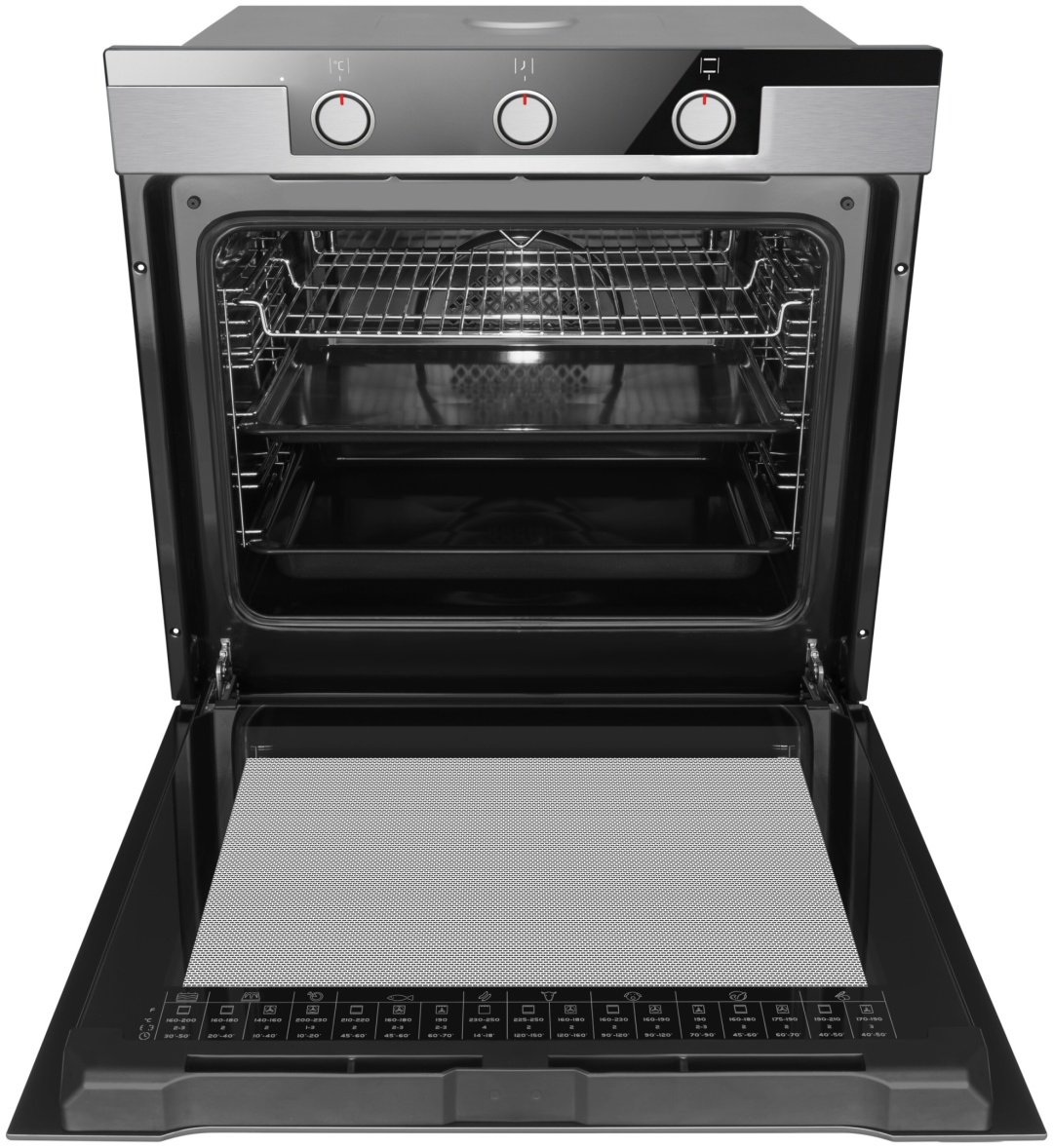 Духовой шкаф Hansa BOEI686611 черный, серый