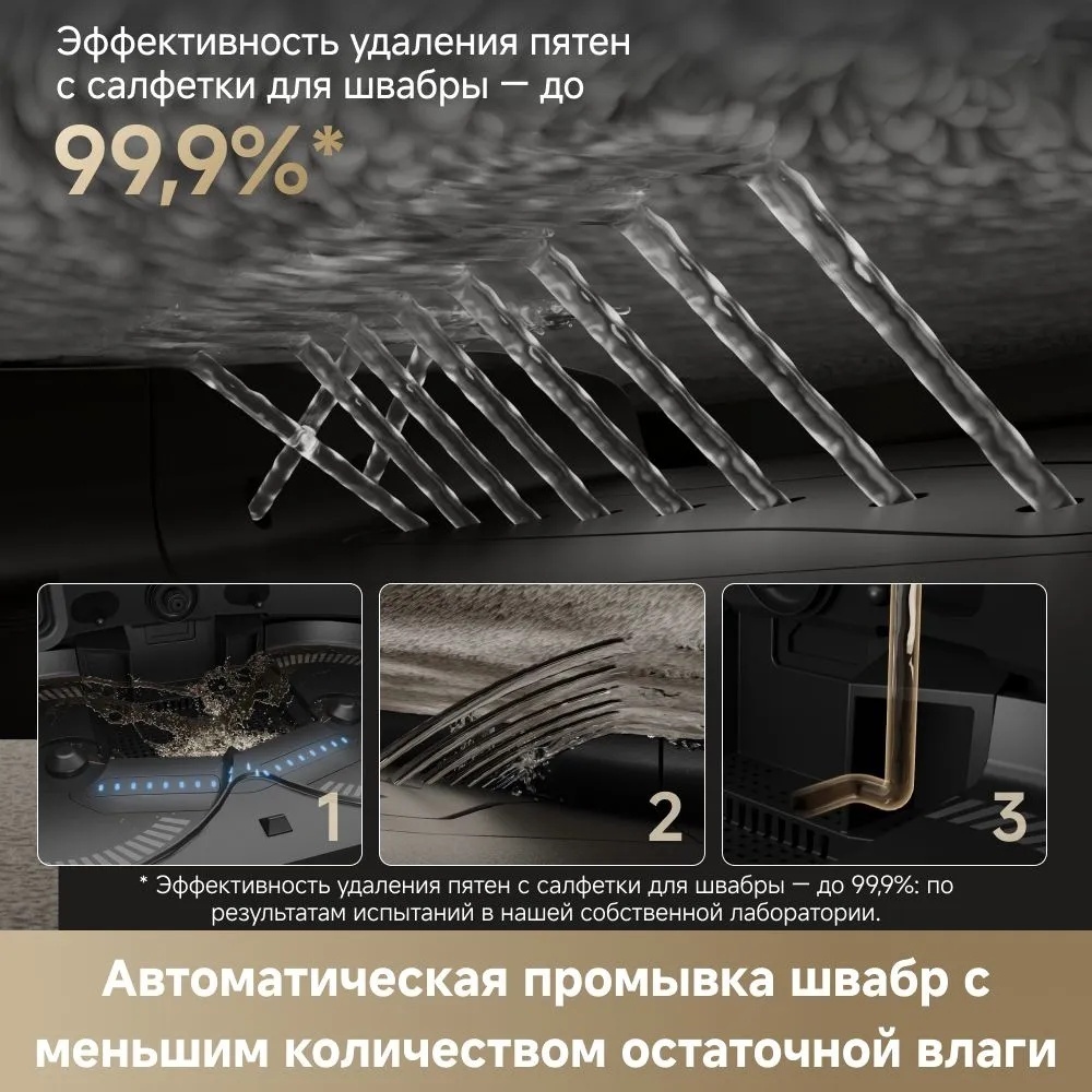 Робот-пылесос DREAME X50 Master черный