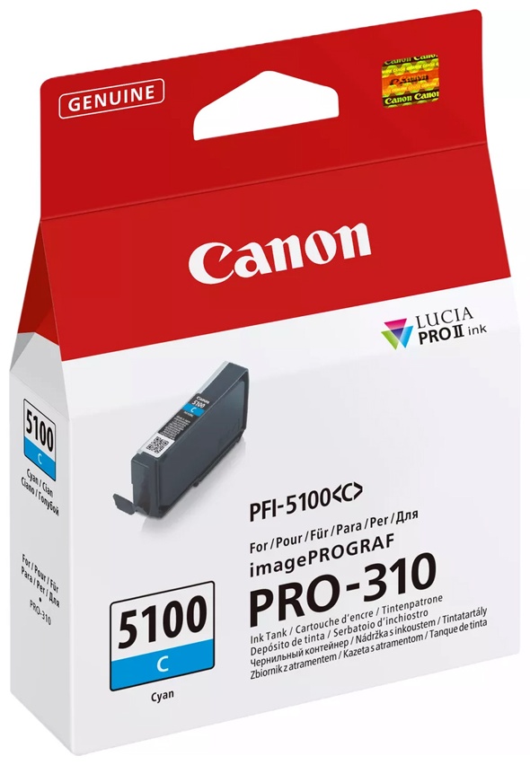 Картриджи Canon PFI-5100 Cyan голубой (cyan)