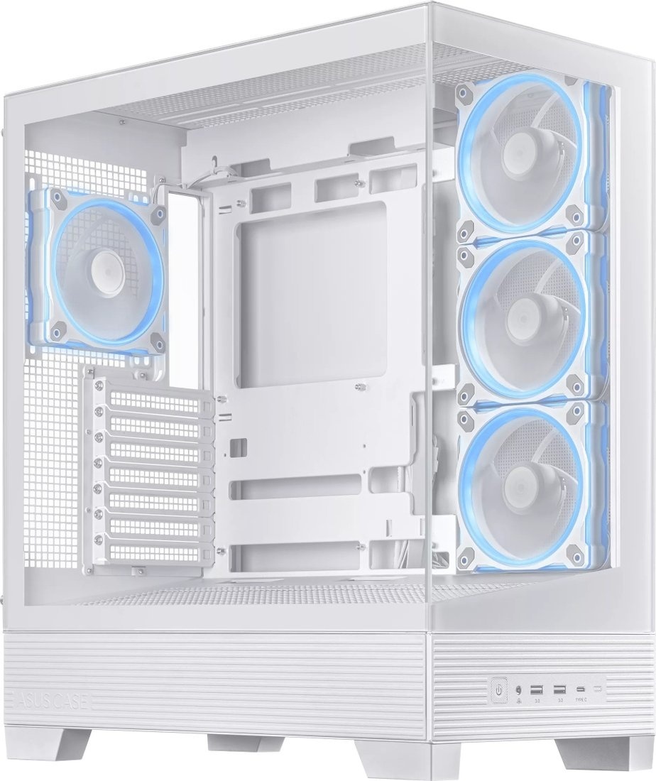 Корпус ASUS A31 PLUS TG ARGB белый