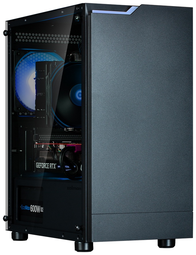 Корпус Zalman T4 PLUS BLACK черный