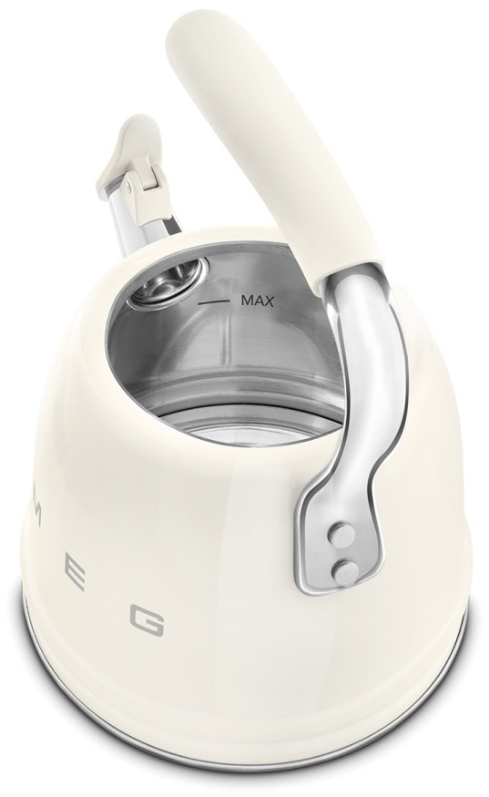 Чайник Smeg Стиль 50-х г.г. CKLW2001CR 2.3 л, алюминий, нержавеющая сталь