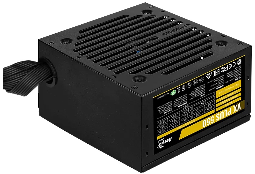 Блок питания AeroCool VX PLUS Stealth 550 ACPN-VS55NEY.12 550 Вт