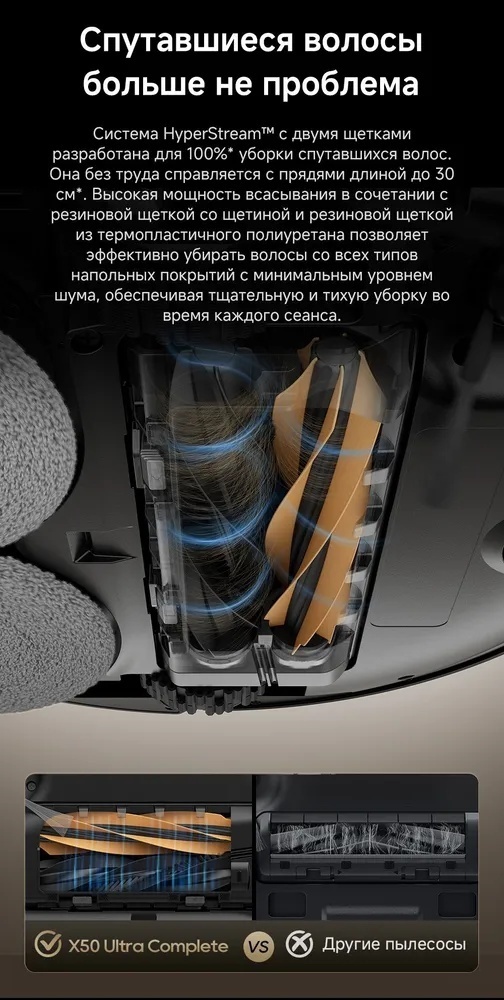 Робот-пылесос DREAME X50 Ultra Complete белый