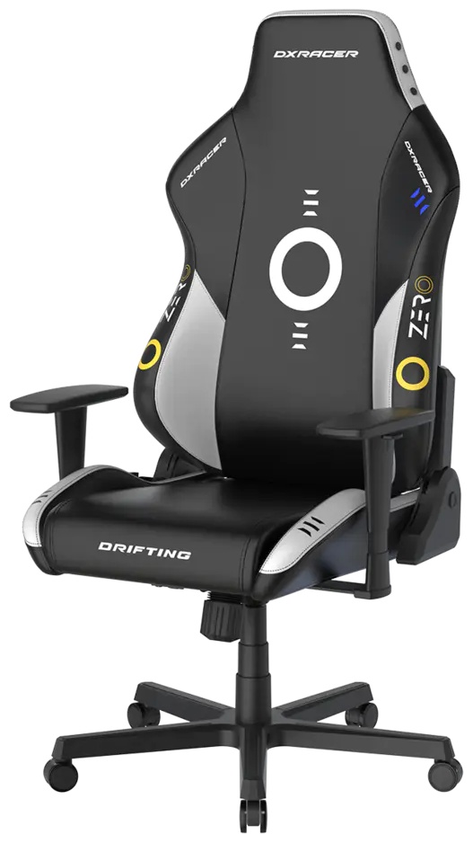 Игровое кресло DXRacer ZERO GC/LDC23LTA, черный, белый