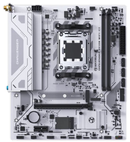 Материнская плата MAXSUN Challenger B650M WIFI ICE