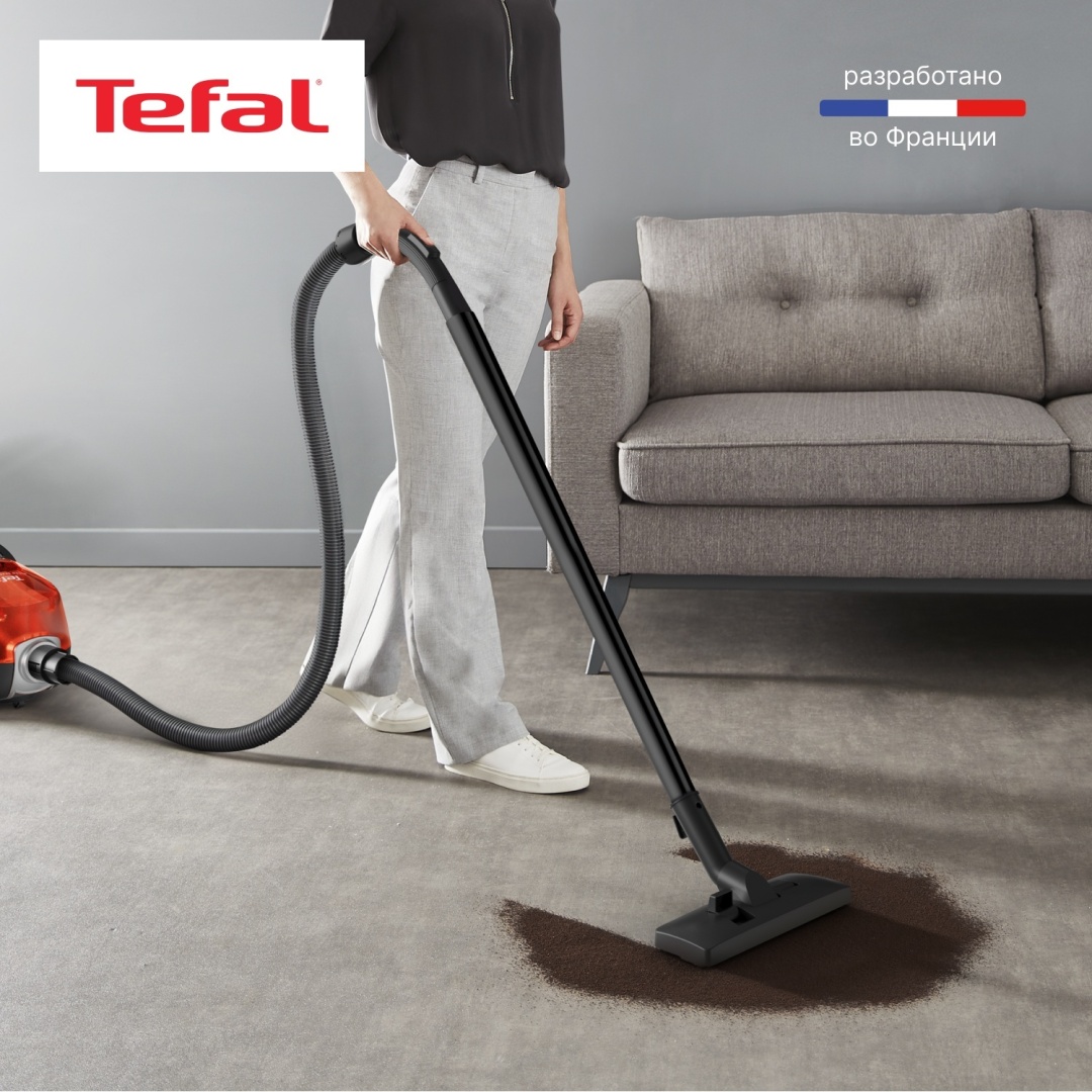 Пылесос Tefal TW3235EA оранжевый, черный