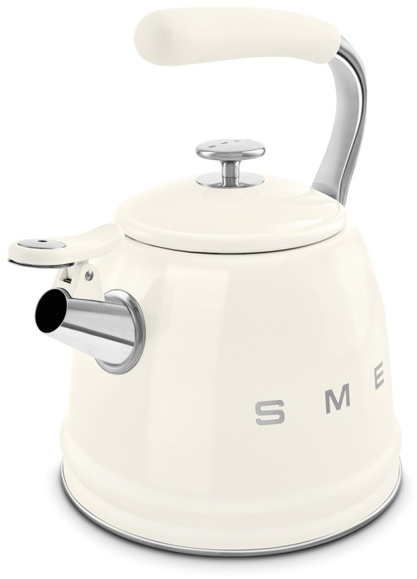 Чайник Smeg Стиль 50-х г.г. CKLW2001CR 2.3 л, алюминий, нержавеющая сталь