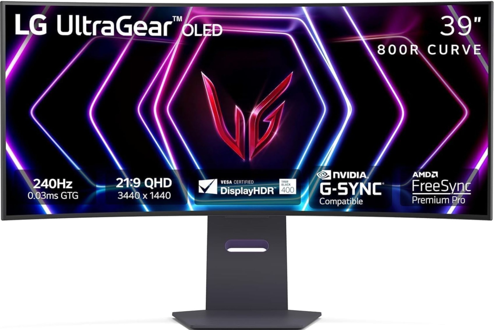 Монитор 39&quot; LG 39GS95QE-B черный