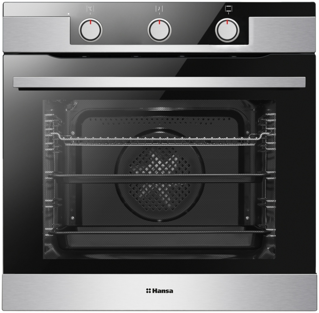 Духовой шкаф Hansa BOEI686611 черный, серый