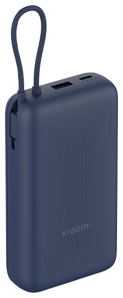 Внешний аккумулятор Xiaomi 33W Power Bank 20000mAh (Integrated Cable) Blue GL 20000 мАч синий
