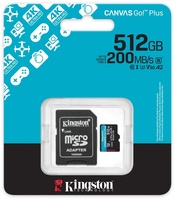 Карта памяти Kingston microSDXC Canvas Go! Plus (SDCG4/512GB) 512 Гб