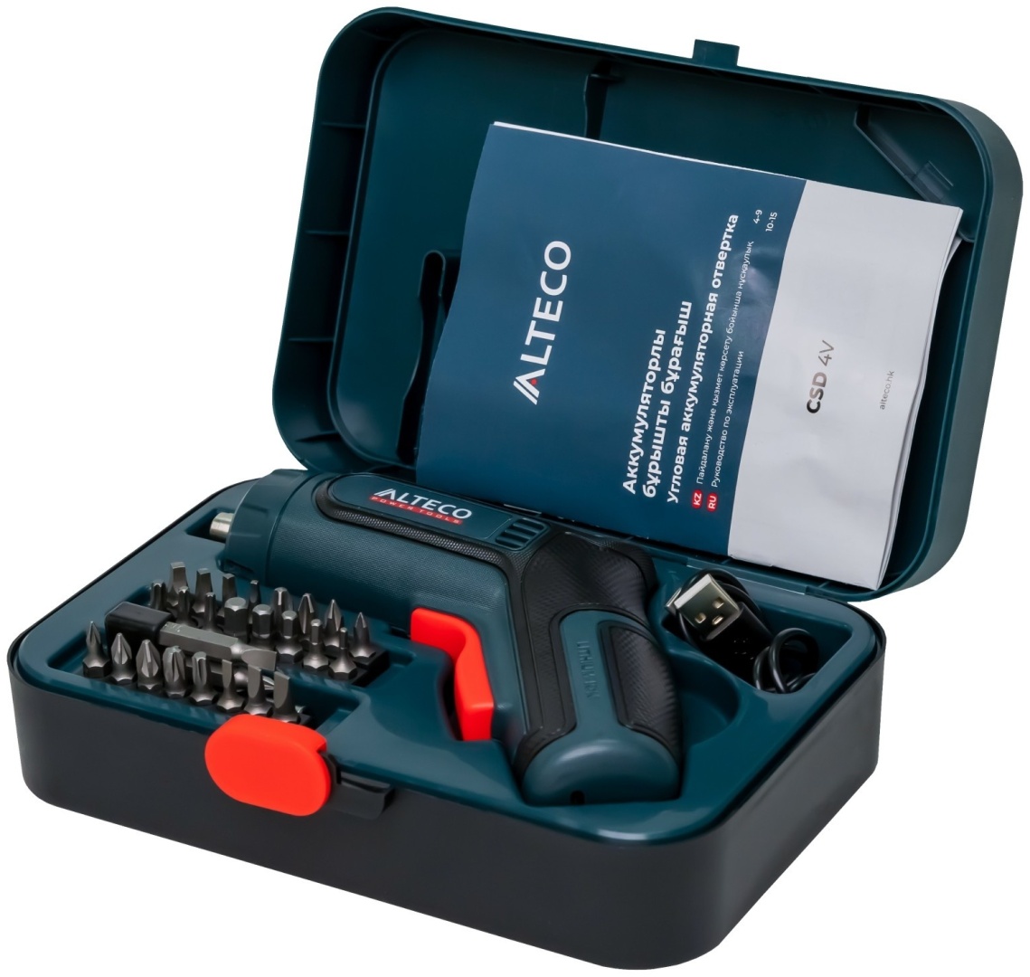 Аккумуляторная отвертка Alteco CSD 4V 67506, 4 В