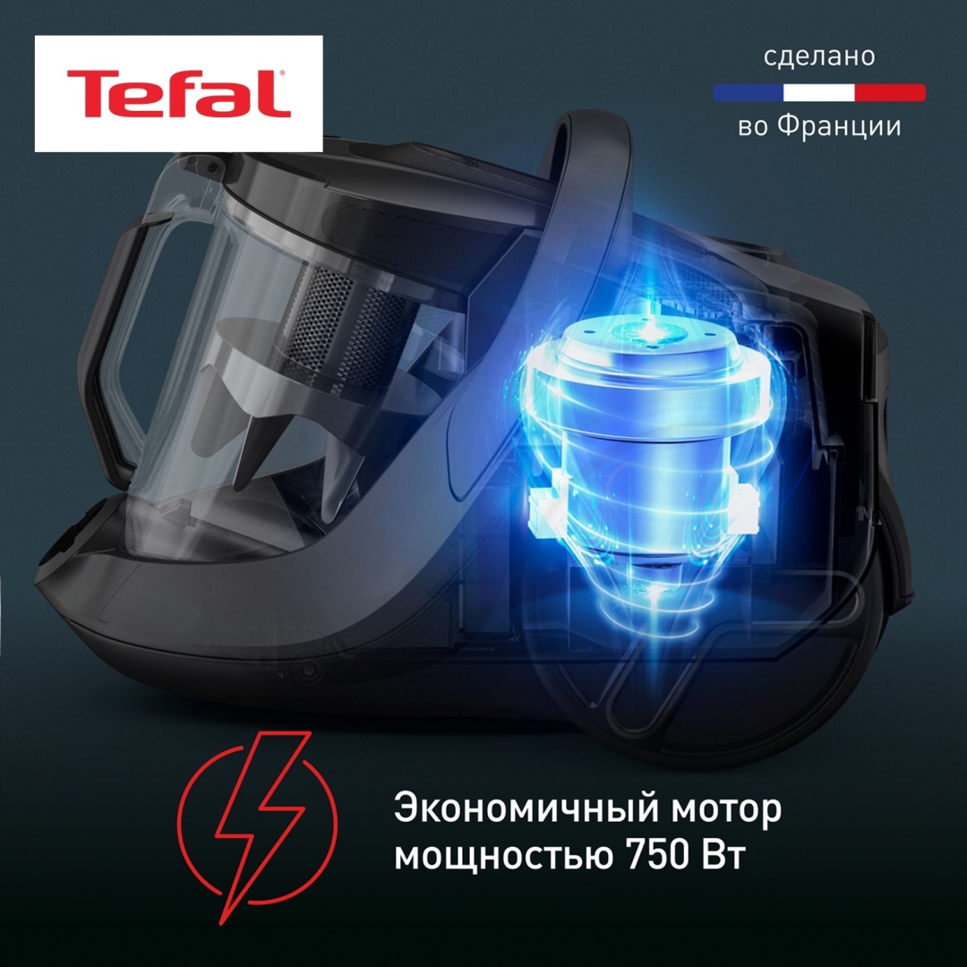 Пылесос Tefal TW7B70EA черный