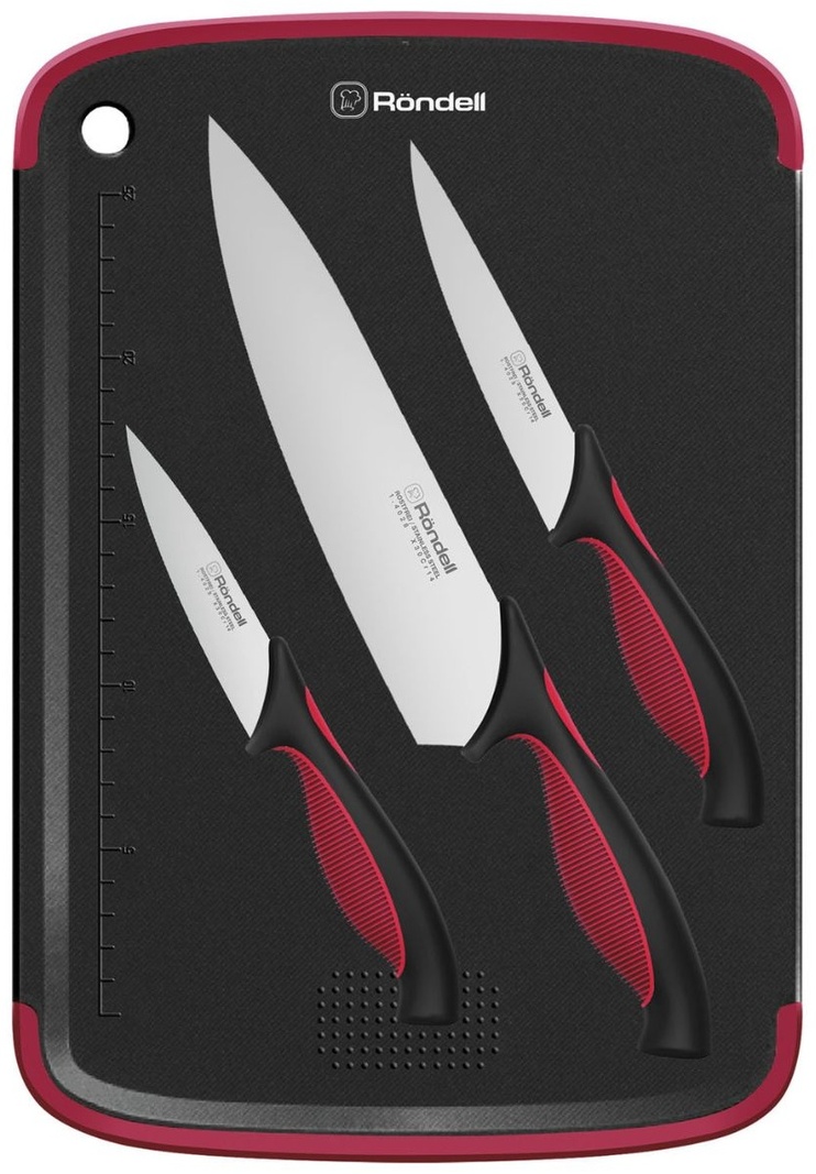 Набор ножей Rondell RD-1891, лезвие: нержавеющая сталь 3 шт