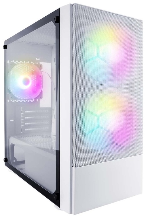 Корпус 1STPLAYER X4-M-WH-2F7-14-W-1F7-W белый