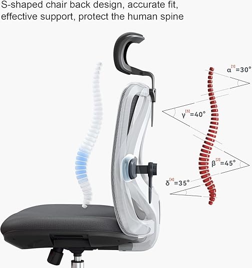 Офисное кресло Sihoo M18-025, черный