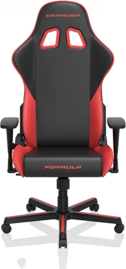 Игровое кресло DXRacer GC/LFD23FBCFBB/N, черный, красный