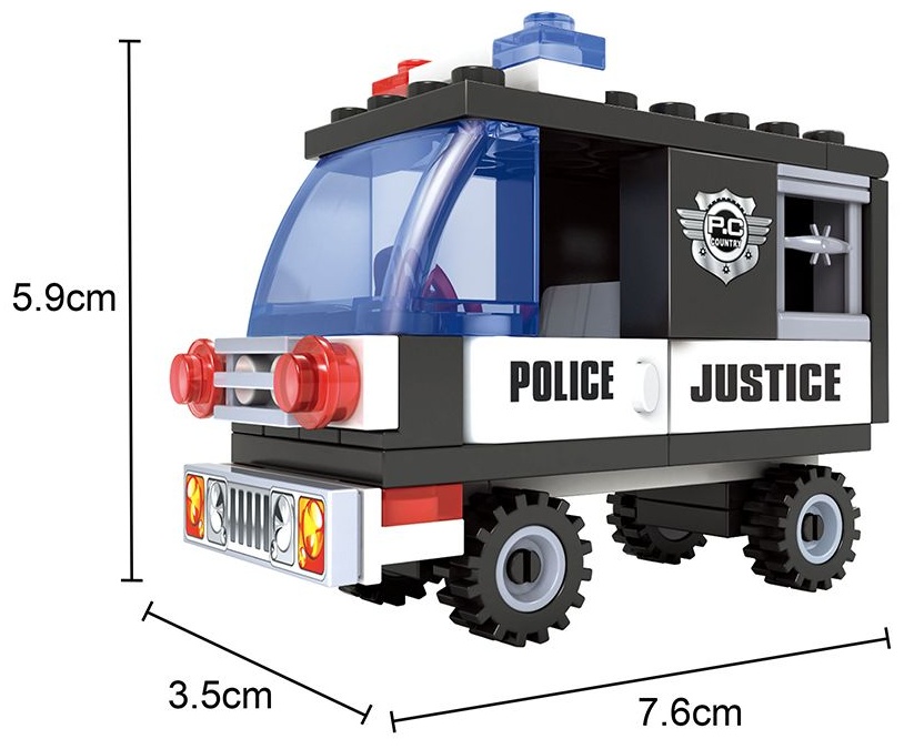 Конструктор Keyixing Keyixing 23201 ПАТРУЛЬ, деталей 60 шт