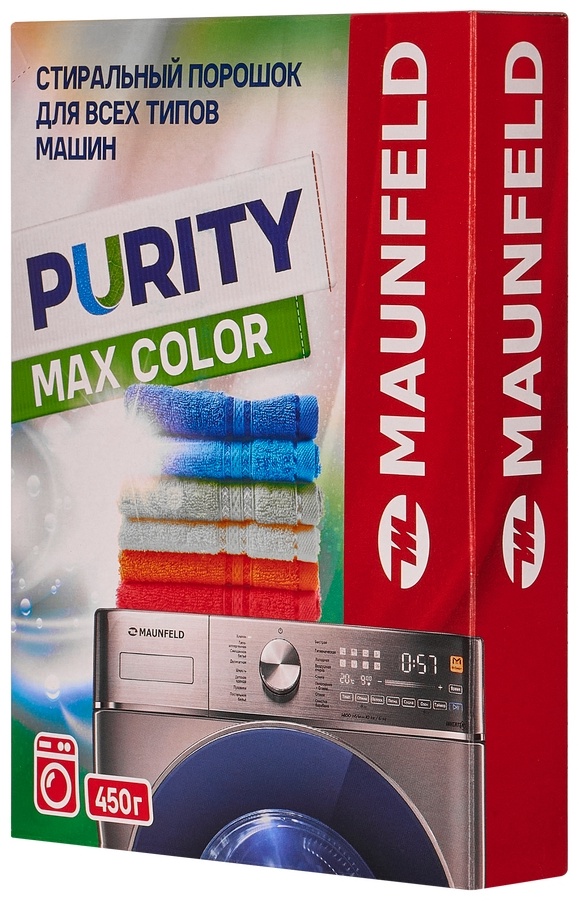 Стиральный порошок MAUNFELD Purity Max Color Automat MWP450CA 0.45 кг