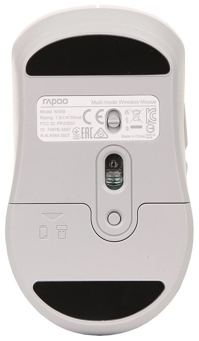 Мышь Rapoo M308 Silent серый