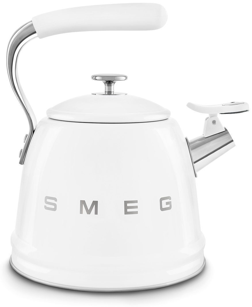 Чайник Smeg Стиль 50-х г.г. CKLW2001WH 2.3 л, нержавеющая сталь