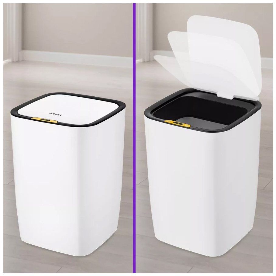 Мусорное ведро с крышкой Kitfort КТ-6021 9 л