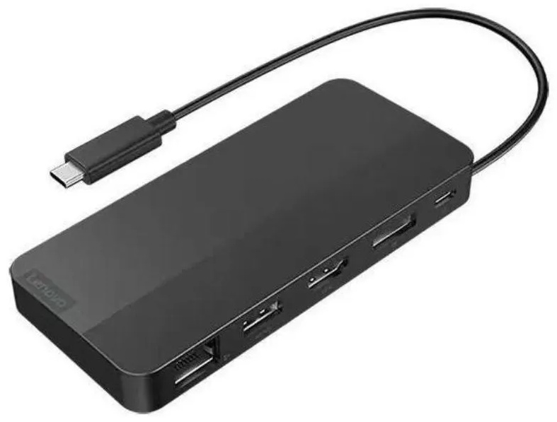 Док-станция Lenovo Dual Display Dock No Adapter 40B90000WW черный