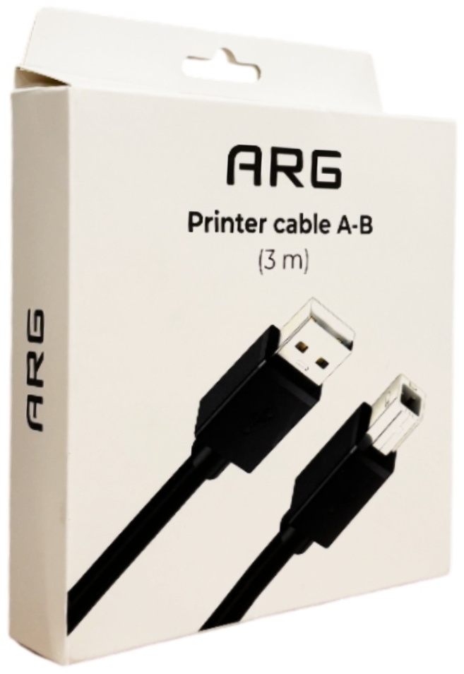 Кабель USB Type-A - USB Type-B 3 м A-B (3m)