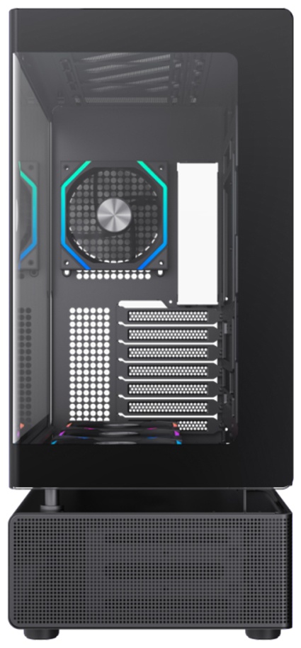 Корпус Game Max Gamemax N80 BK Black без Б/П черный