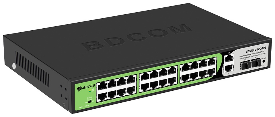 Коммутатор BDCOM S1500-24P2G2S