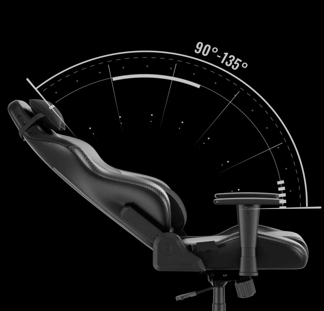 Игровое кресло DXRacer ZERO GC/LDC23LTA, черный, белый