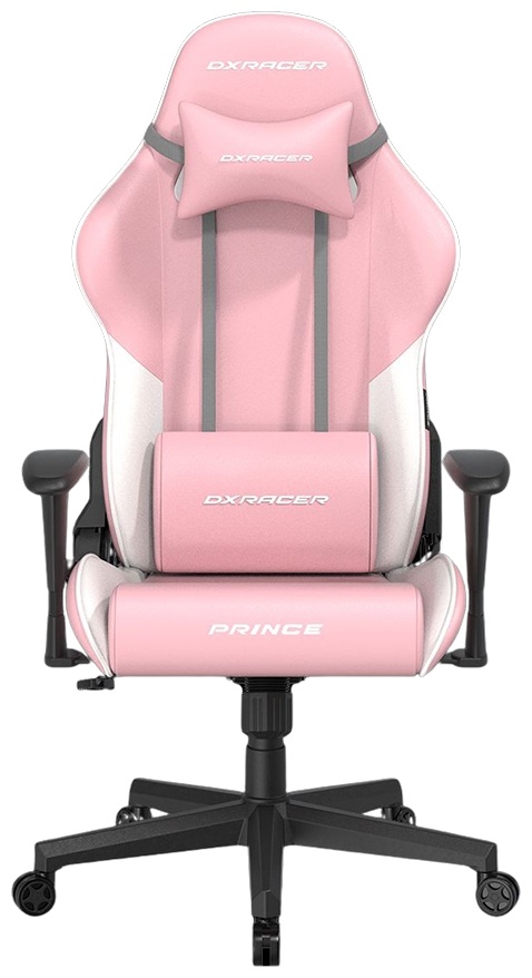 Игровое кресло DXRacer Prince GC/LPF24LTC/PW, белый, розовый