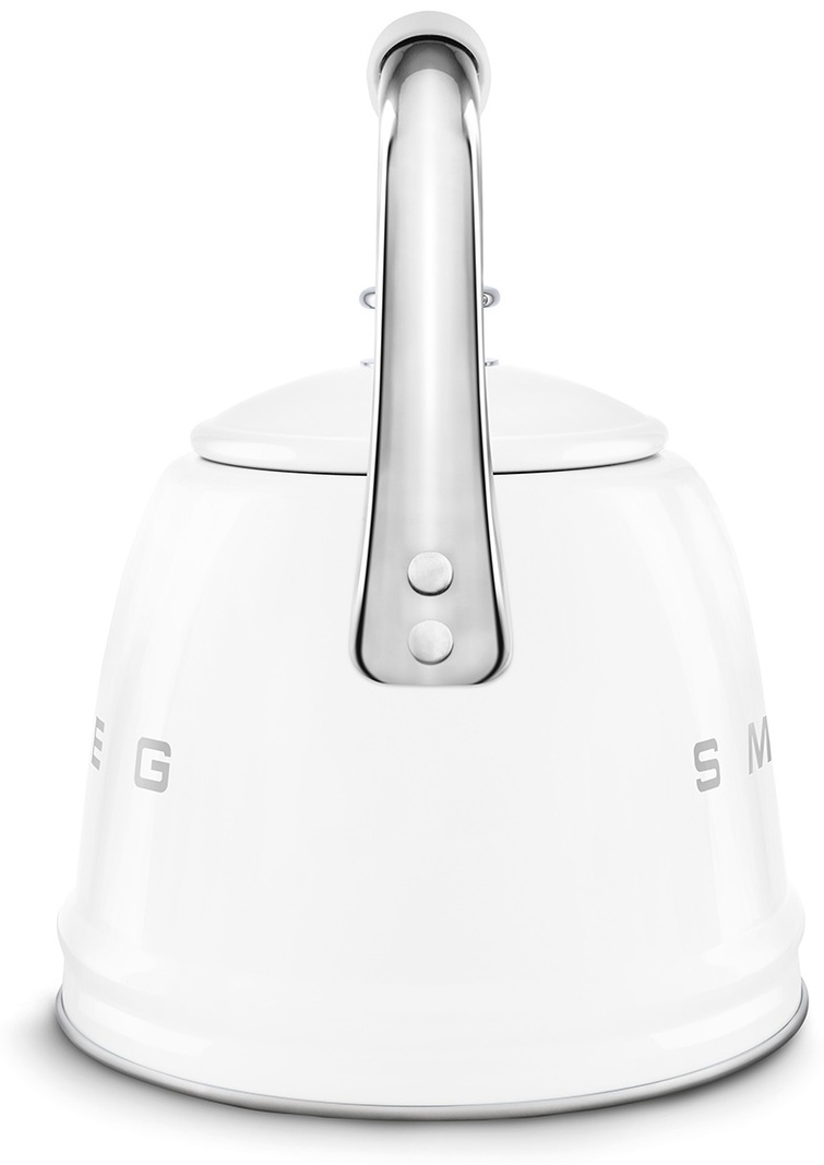 Чайник Smeg Стиль 50-х г.г. CKLW2001WH 2.3 л, нержавеющая сталь