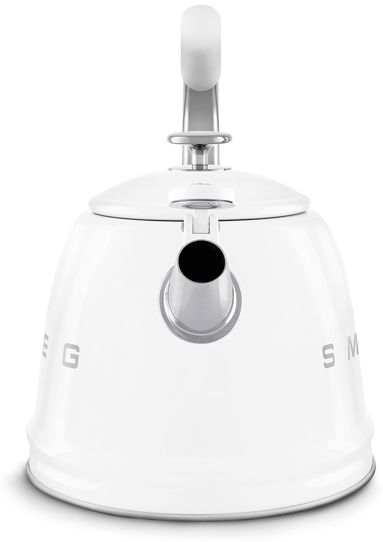 Чайник Smeg Стиль 50-х г.г. CKLW2001WH 2.3 л, нержавеющая сталь