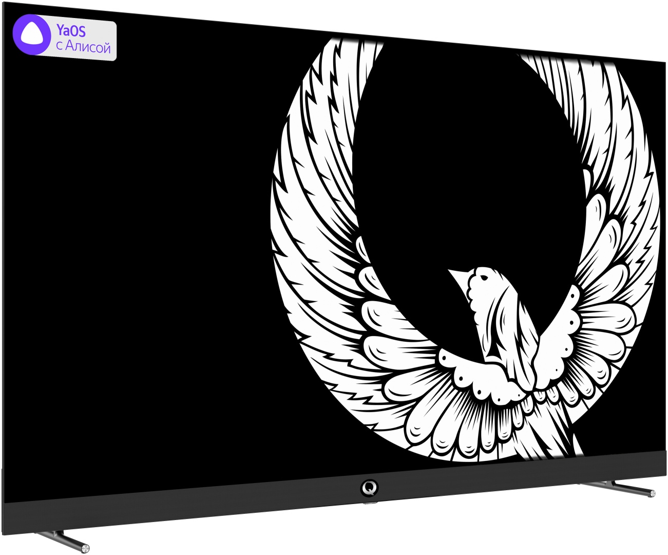 Телевизор Qwatt Q65YKS-MB 65&quot; LED TV UHD черный