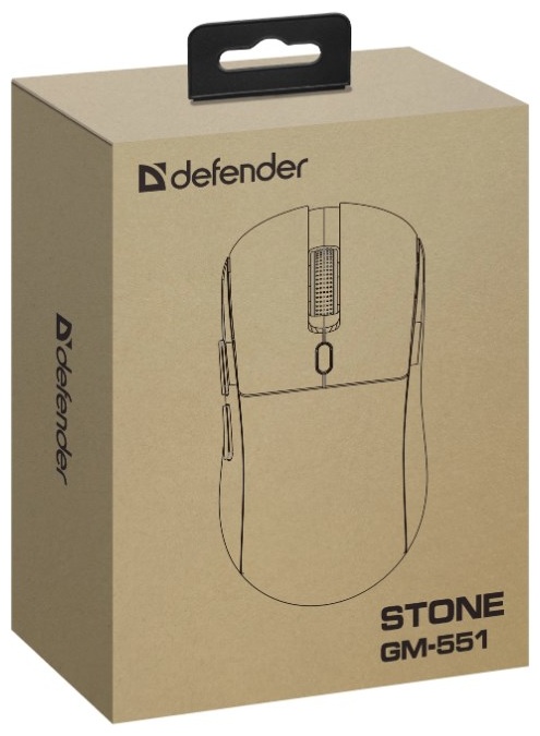 Мышь Defender Stone GM-551, белая