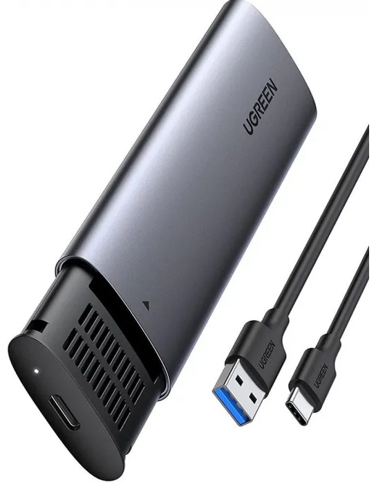 Внешний бокс Ugreen 10903 серый