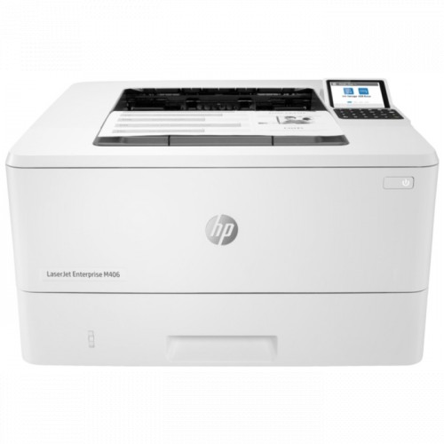 Принтер HP LaserJet Enterprise M406dn 3PZ15A, белый