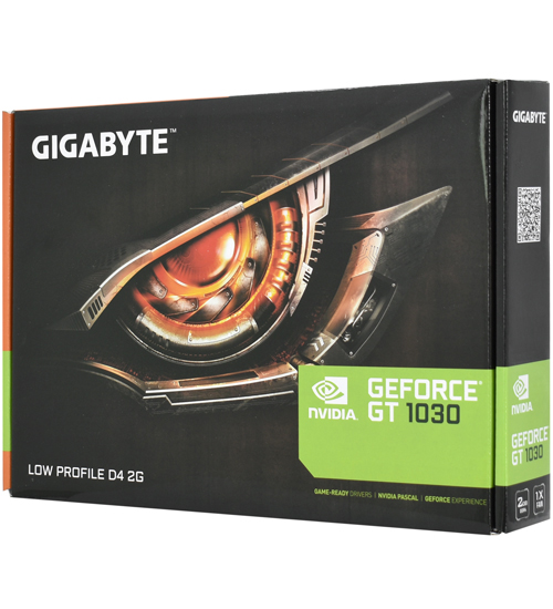 Видеокарта Gigabyte GeForce GT 1030 Low Profile D4 2G GV-N1030D4-2GL, 2 GB