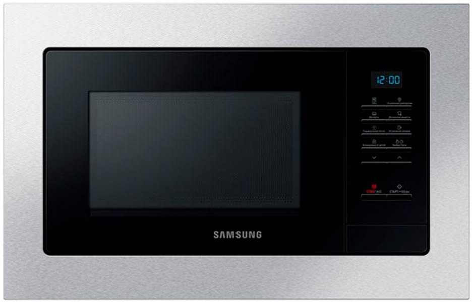 Микроволновая печь Samsung MS20A7013AT встраиваемая, серебри...
