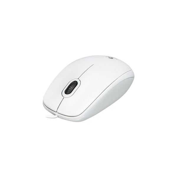 Мышь Logitech B100, белая , USB