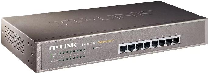 Коммутатор TP-LINK TL-SG1008 коричневый