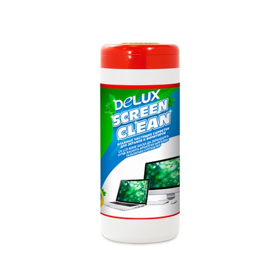 Чистящие салфетки Delux Screen Clean, 100 шт