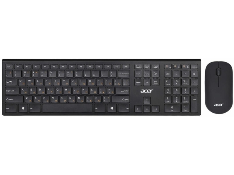 Клавиатура Acer OKR030 черная + мышь