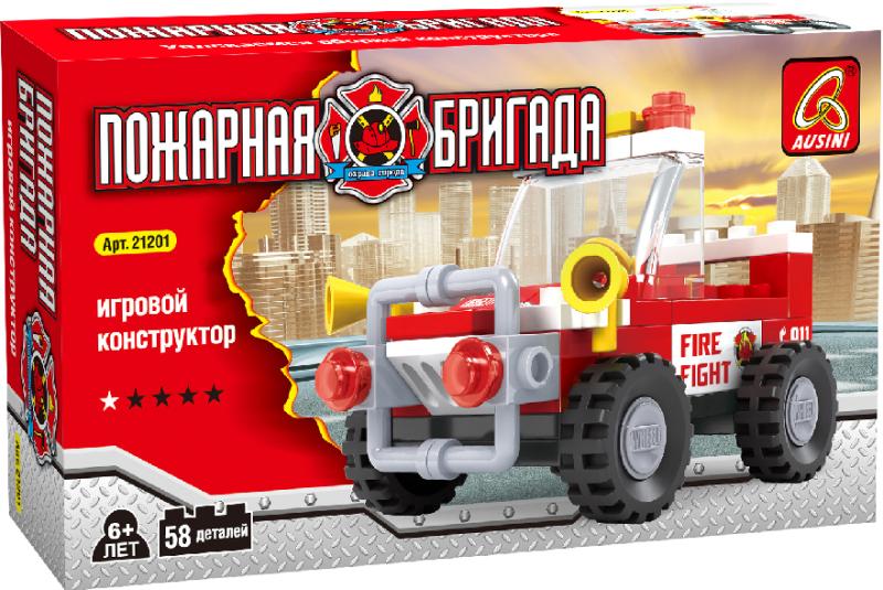 Конструктор Ausini Пожарная бригада 21201