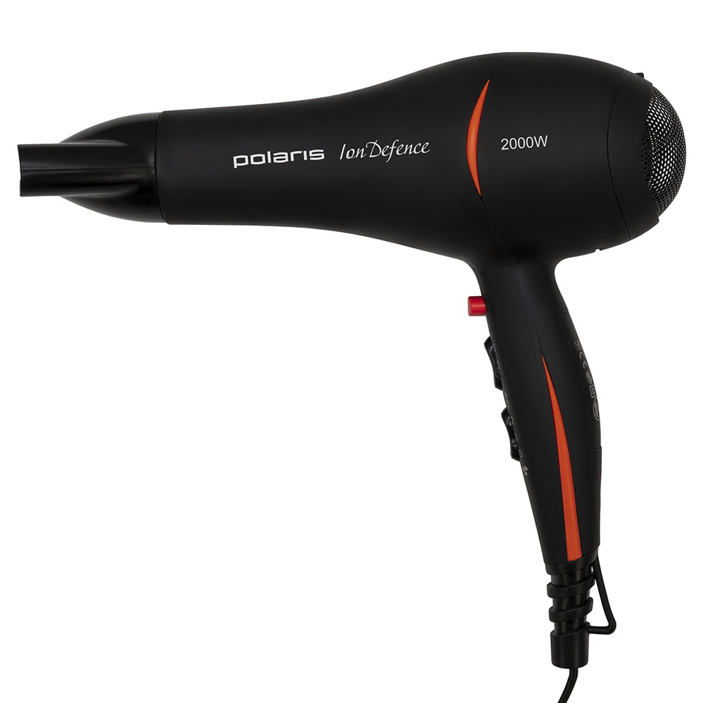 Фен Polaris PHD 2038Ti, черный
