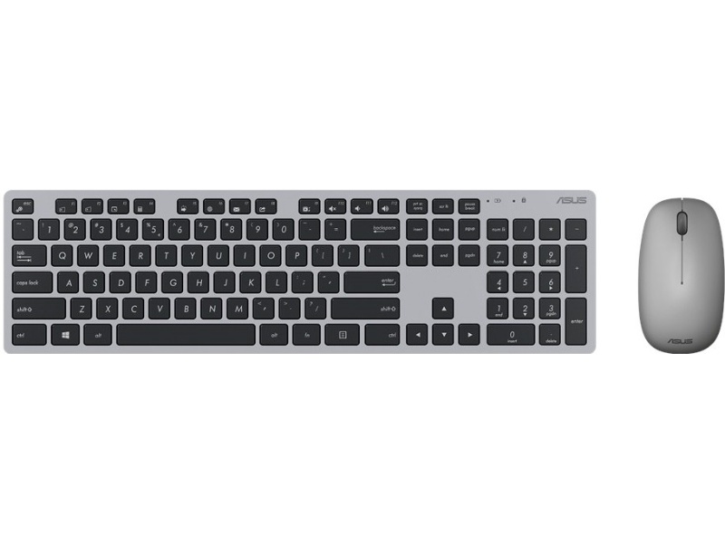 Клавиатура Asus W5000 + мышь серая